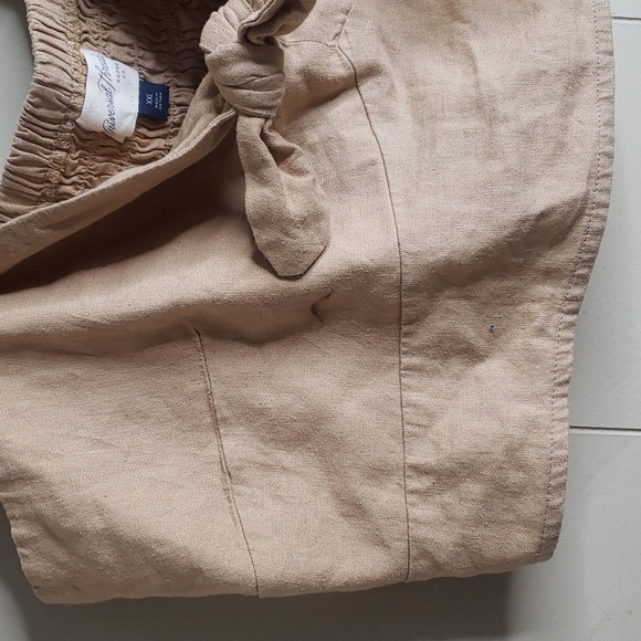 Women's Linen Crop Front Tie Tank - Universal Thread - Picture 5 of 8